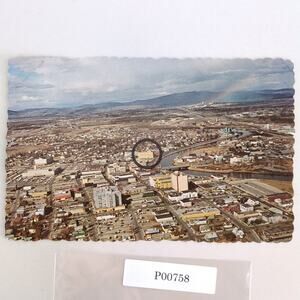 Chena View Hotel Fairbanks Alaska 1970s Postcard AK PC Aerial City View